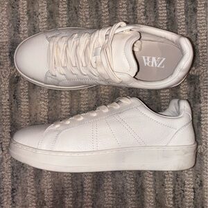 Zara White Minimalist Sneakers
